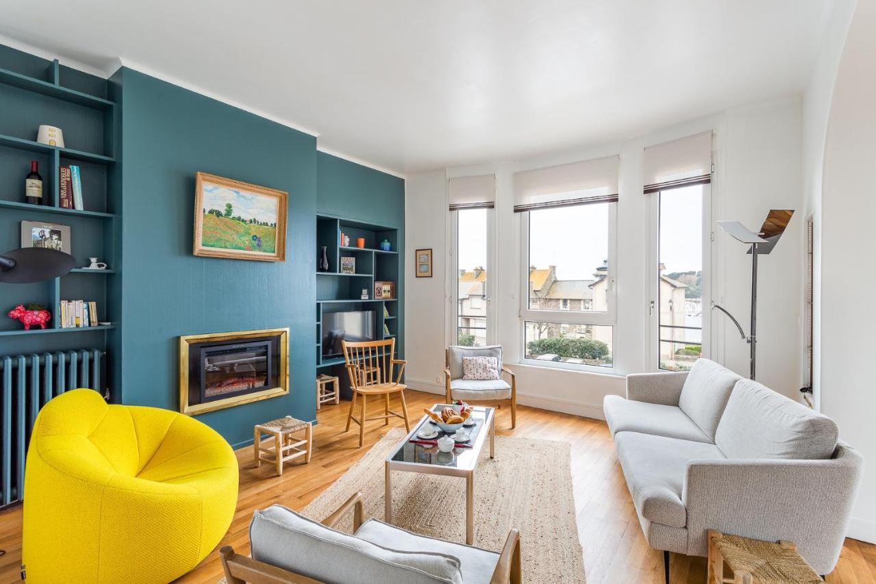 Le Hauturier - Appartement De Standing Avec Vue Mer Saint-Malo Bagian luar foto