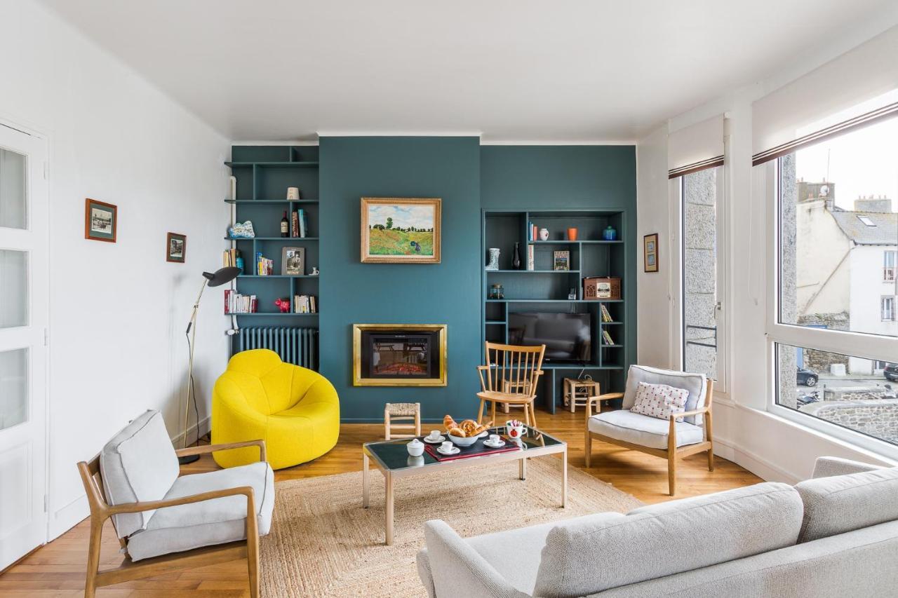 Le Hauturier - Appartement De Standing Avec Vue Mer Saint-Malo Bagian luar foto